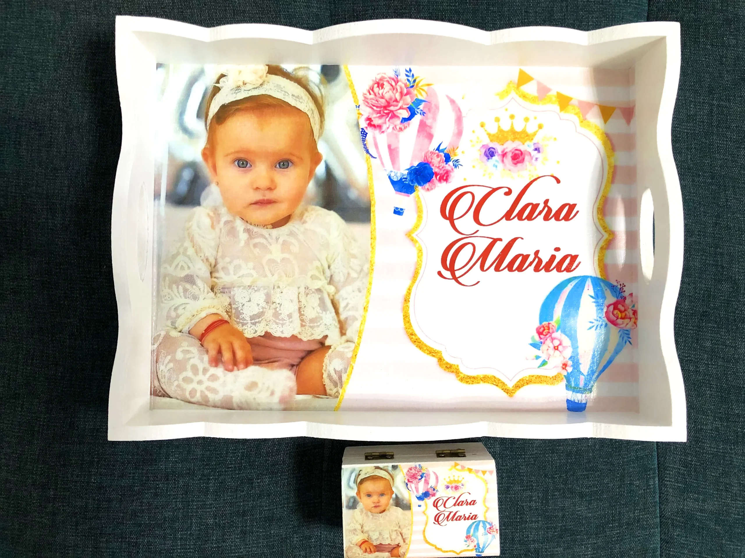 Set Tavita Turta Personalizata Clara 3